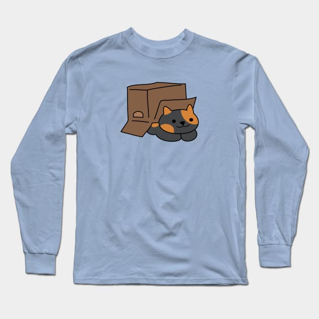 Box Clever Kitty Long Sleeve T-Shirt by The Lemon Stationery & Gift Co